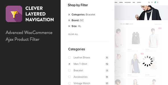 Clever WooCommerce Ajax Product Filter Preview Wordpress Plugin - Rating, Reviews, Demo & Download