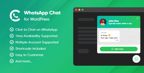 CleverWhatsApp – WordPress WhatsApp Chat Plugin Preview - Rating, Reviews, Demo & Download