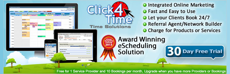 Click4Time Calendar Preview Wordpress Plugin - Rating, Reviews, Demo & Download