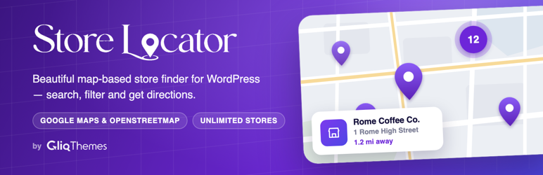 Cliq Store Locator Preview Wordpress Plugin - Rating, Reviews, Demo & Download