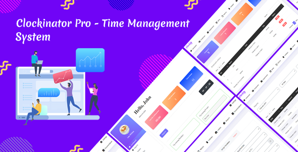 Clockinator Pro – Time Management System Preview Wordpress Plugin - Rating, Reviews, Demo & Download