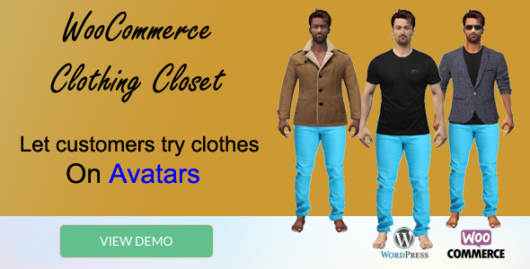 Clothing Closet Plugin | WooCommerce WordPress Preview - Rating, Reviews, Demo & Download