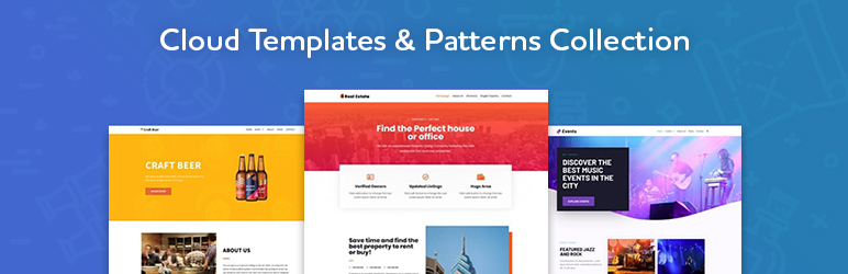 Cloud Templates & Patterns Collection Preview Wordpress Plugin - Rating, Reviews, Demo & Download