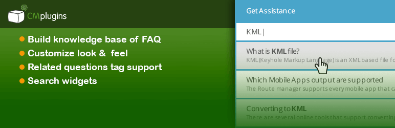 CM FAQ  – Simplify Support With An Intuitive FAQ Management Tool Preview Wordpress Plugin - Rating, Reviews, Demo & Download