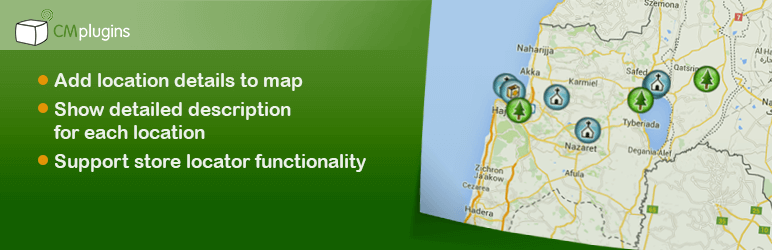 CM Map Locations = Google Maps & Store Locator Preview Wordpress Plugin - Rating, Reviews, Demo & Download