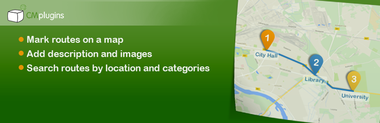 CM Maps Routes Manager Preview Wordpress Plugin - Rating, Reviews, Demo & Download