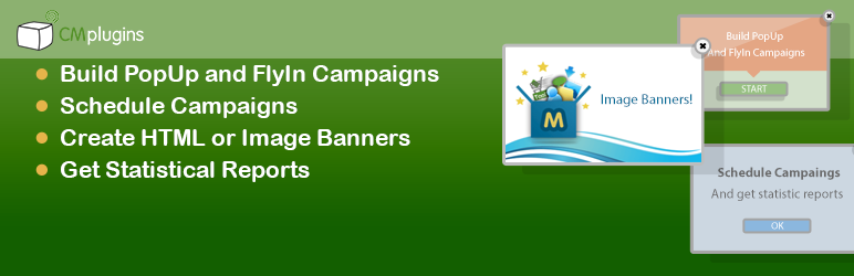 CM Pop-Up Banners Plugin for Wordpress Preview - Rating, Reviews, Demo & Download