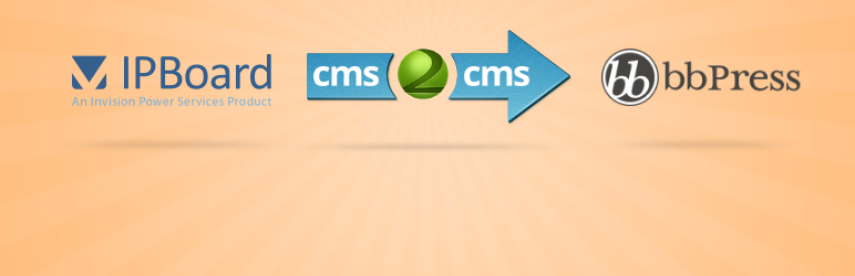 CMS2CMS IP Board To BbPress Migrator Preview Wordpress Plugin - Rating, Reviews, Demo & Download