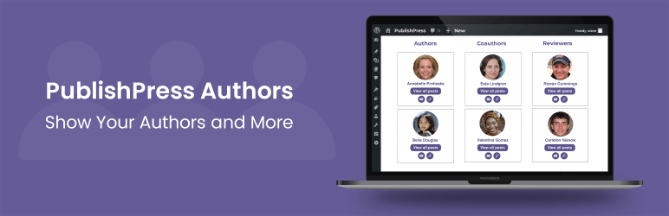 Co-Authors, Multiple Authors And Guest Authors In An Author Box With PublishPress Authors Preview Wordpress Plugin - Rating, Reviews, Demo & Download