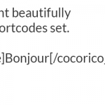 Cocorico Shortcodes