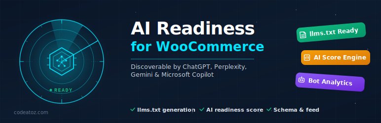 CodeAtoZ AI Readiness For WooCommerce Preview Wordpress Plugin - Rating, Reviews, Demo & Download
