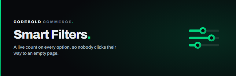 CodeBold Smart Filters Preview Wordpress Plugin - Rating, Reviews, Demo & Download