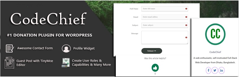 CodeChief Preview Wordpress Plugin - Rating, Reviews, Demo & Download