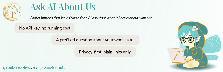 CodeFaeries Ask AI About Us Preview Wordpress Plugin - Rating, Reviews, Demo & Download