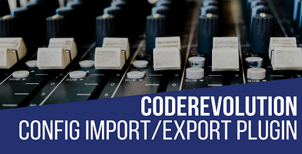 CodeRevolution Configuration Import/Export Helper Plugin For WordPress Preview - Rating, Reviews, Demo & Download