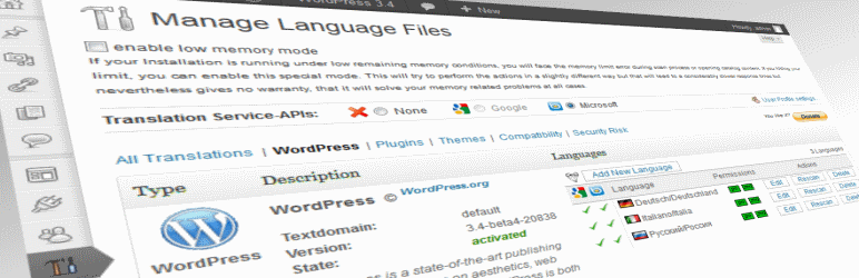 Codestyling Localization Preview Wordpress Plugin - Rating, Reviews, Demo & Download