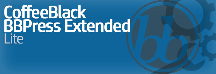 Coffeeblack BBPress Extended Lite Preview Wordpress Plugin - Rating, Reviews, Demo & Download