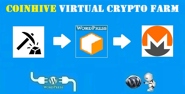 CoinHive Virtual Crypto Farm Plugin For WordPress Preview - Rating, Reviews, Demo & Download