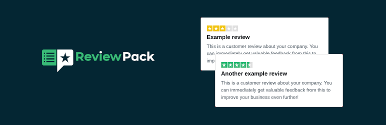 Collect Company Reviews – ReviewPack Preview Wordpress Plugin - Rating, Reviews, Demo & Download