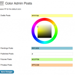 Color Admin Posts