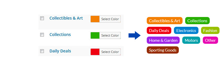 Colorful Categories Preview Wordpress Plugin - Rating, Reviews, Demo & Download
