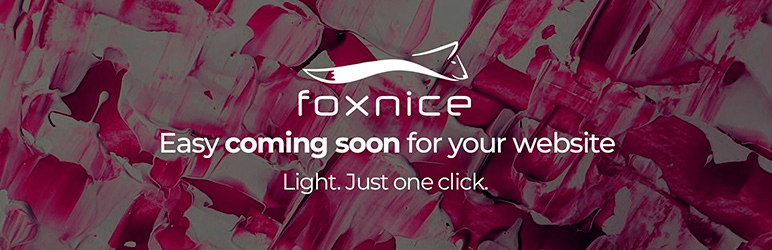 Coming Soon By Foxnice Preview Wordpress Plugin - Rating, Reviews, Demo & Download