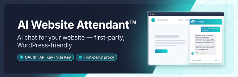 Command Modular AI Website Attendant Preview Wordpress Plugin - Rating, Reviews, Demo & Download