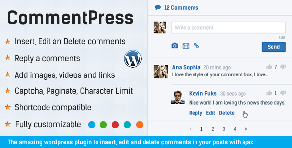 Comment System Plugin For WordPress & Ajax Comments – Comment Press Preview - Rating, Reviews, Demo & Download