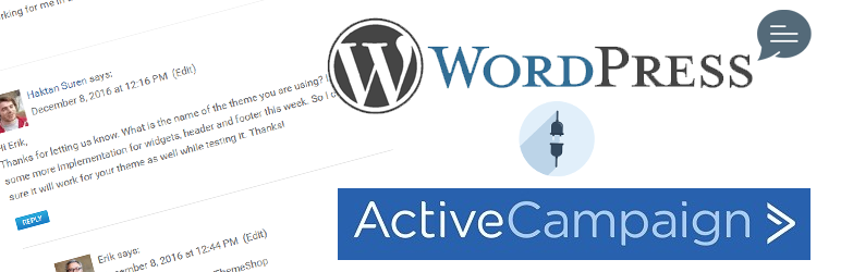 Comments To ActiveCampaign Preview Wordpress Plugin - Rating, Reviews, Demo & Download