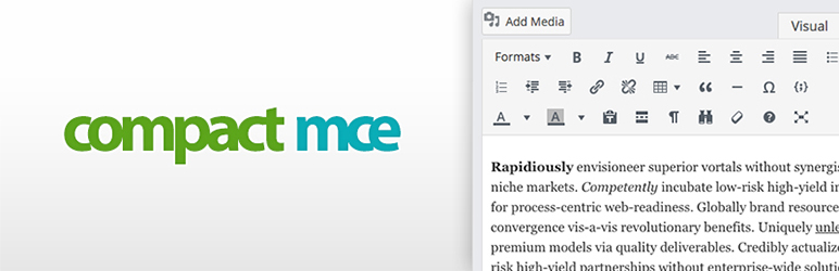 Compact MCE Preview Wordpress Plugin - Rating, Reviews, Demo & Download