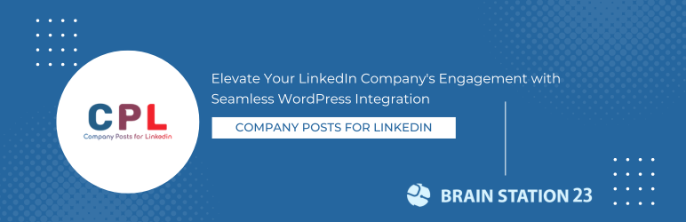 Company Posts For LinkedIn Preview Wordpress Plugin - Rating, Reviews, Demo & Download