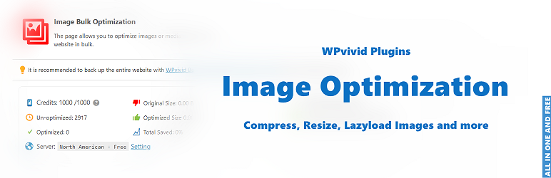 Compress, Resize & Lazy Load Images – WPvivid Image Optimization Preview Wordpress Plugin - Rating, Reviews, Demo & Download