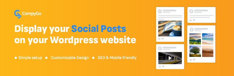 Compygo Social Feed Preview Wordpress Plugin - Rating, Reviews, Demo & Download