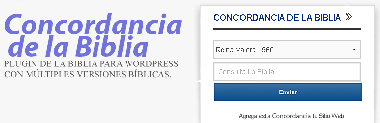 Concordancia De La Biblia Preview Wordpress Plugin - Rating, Reviews, Demo & Download