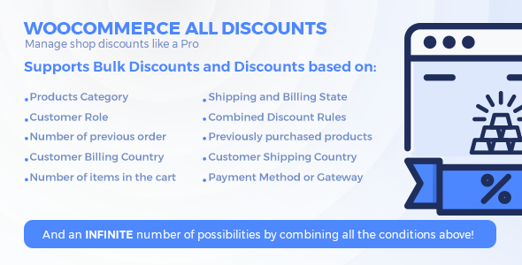 Conditional Discounts For WooCommerce Preview Wordpress Plugin - Rating, Reviews, Demo & Download