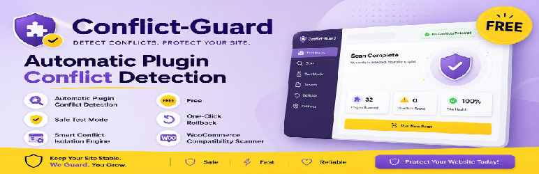 Conflict Guard Preview Wordpress Plugin - Rating, Reviews, Demo & Download