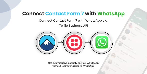 Connect Contact Form 7 With WhatsApp Via Twilio Preview Wordpress Plugin - Rating, Reviews, Demo & Download