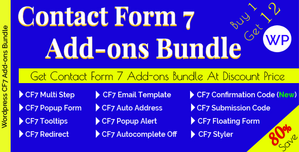 Contact Form 7 Add-ons Bundle Preview Wordpress Plugin - Rating, Reviews, Demo & Download