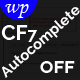 Contact Form 7 Autocomplete Off