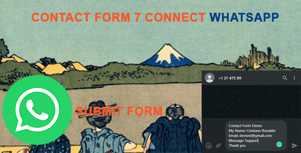 Contact Form 7 Connect WhatsApp Preview Wordpress Plugin - Rating, Reviews, Demo & Download