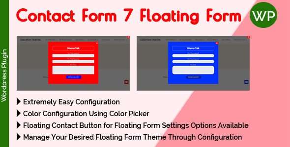 Contact Form 7 Floating Form – For Specific Post Or Page Or Full Website Content Preview Wordpress Plugin - Rating, Reviews, Demo & Download