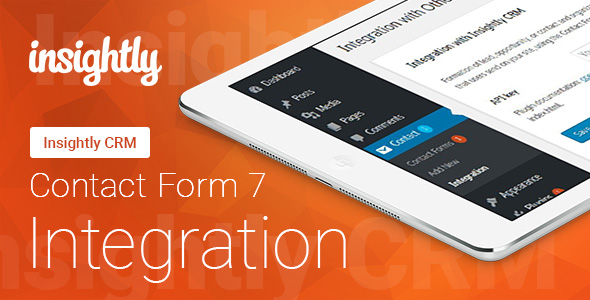 Contact Form 7 – Insightly CRM – Integration Preview Wordpress Plugin - Rating, Reviews, Demo & Download