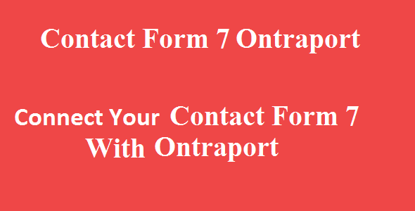 Contact Form 7 Ontraport Integration Preview Wordpress Plugin - Rating, Reviews, Demo & Download