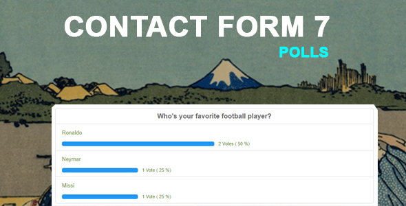 Contact Form 7 Polls Preview Wordpress Plugin - Rating, Reviews, Demo & Download