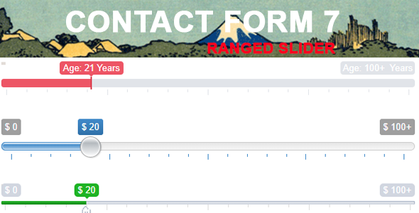Contact Form 7 Range Slider Preview Wordpress Plugin - Rating, Reviews, Demo & Download