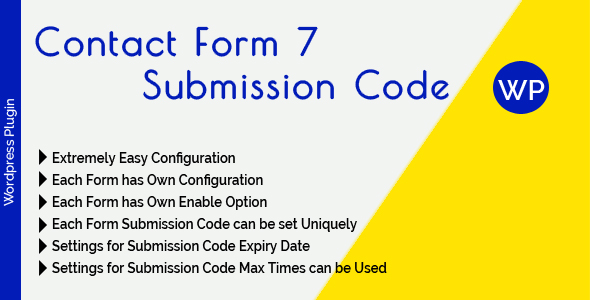 Contact Form 7 Submission Code – Form Submission Required Invitation Code Preview Wordpress Plugin - Rating, Reviews, Demo & Download