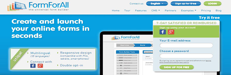 Contact Form Form For All – Easy To Use, Fast, 37 Languages Wordpress Plugin - Rating, Reviews, Demo & Download