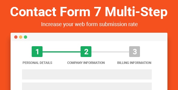 Contact Form Multi-step 7 Pro Preview Wordpress Plugin - Rating, Reviews, Demo & Download