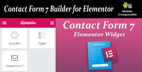 Contact Form Seven CF7 Builder For Elementor Preview Wordpress Plugin - Rating, Reviews, Demo & Download