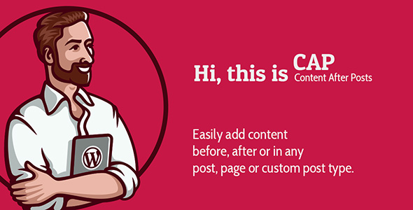Content After Posts WordPress Plugin Preview - Rating, Reviews, Demo & Download